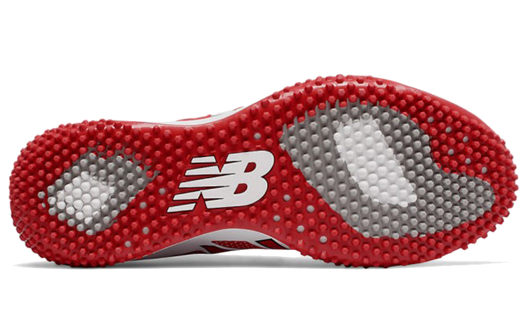 Shop New Balance 4040 v4 Turf Baseball 防滑耐磨 低筒 籃球鞋 男款 紅白色