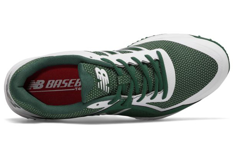Lookbook New Balance 4040 v4 低筒草地棒球一體式粗粒鞋底 運動 力耐磨滑篮球鞋-男款-綠白色