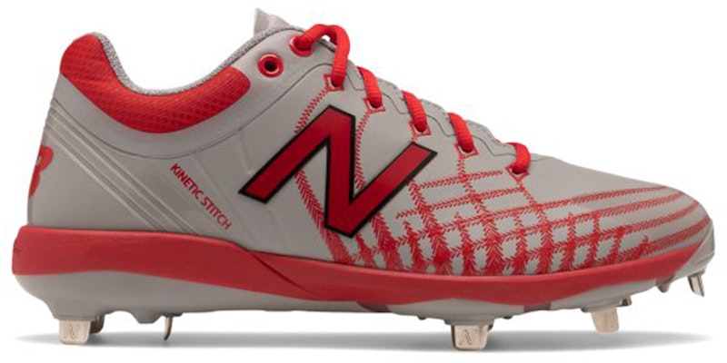New Balance 4040 v5 Metal 低筒防滑耐磨訓練鞋 灰紅 Order New Balance 4040 v5 Metal 低筒防滑耐磨訓練鞋 灰紅
