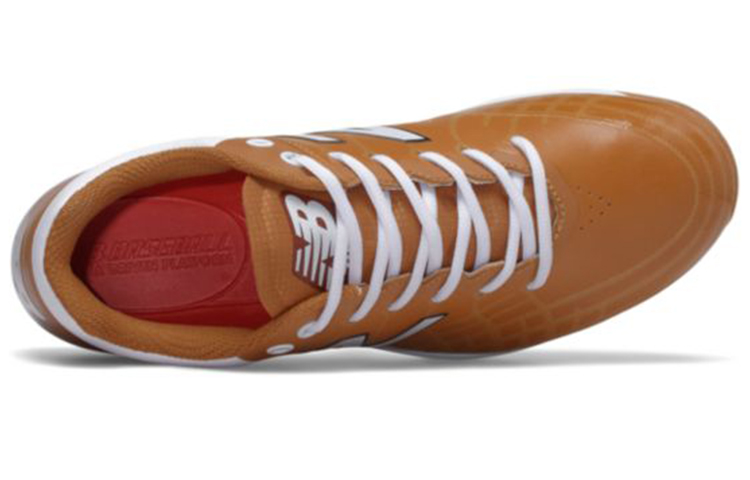 Lookbook New Balance 低筒 4040 v5 防滑耐磨棒球鞋 棕色
