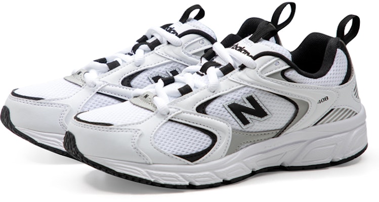 New Balance 408 Series Cozy Wear-resistant White Black ML408I Lookbook New Balance 408 Series Cozy Wear-resistant White Black ML408I