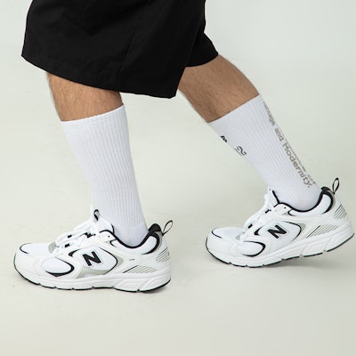 New Balance 408 Series Cozy Wear-resistant White Black ML408I 1