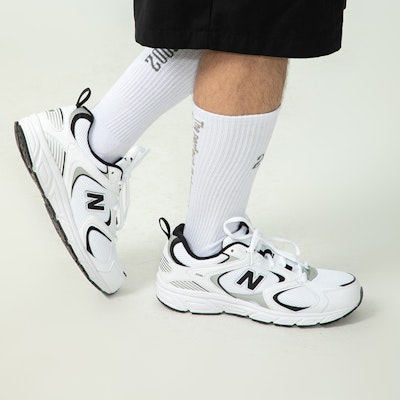 New Balance 408 Series Cozy Wear-resistant White Black ML408I 2