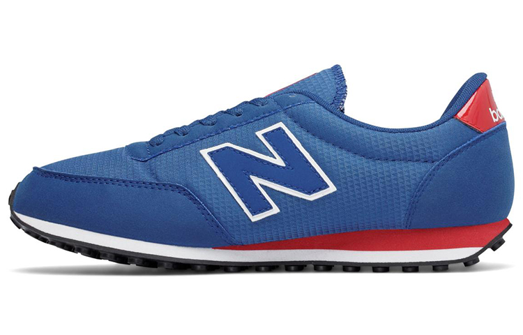 Buy New Balance NB 410 拼色 透氣 低幫 跑步鞋 男款 藍紅色