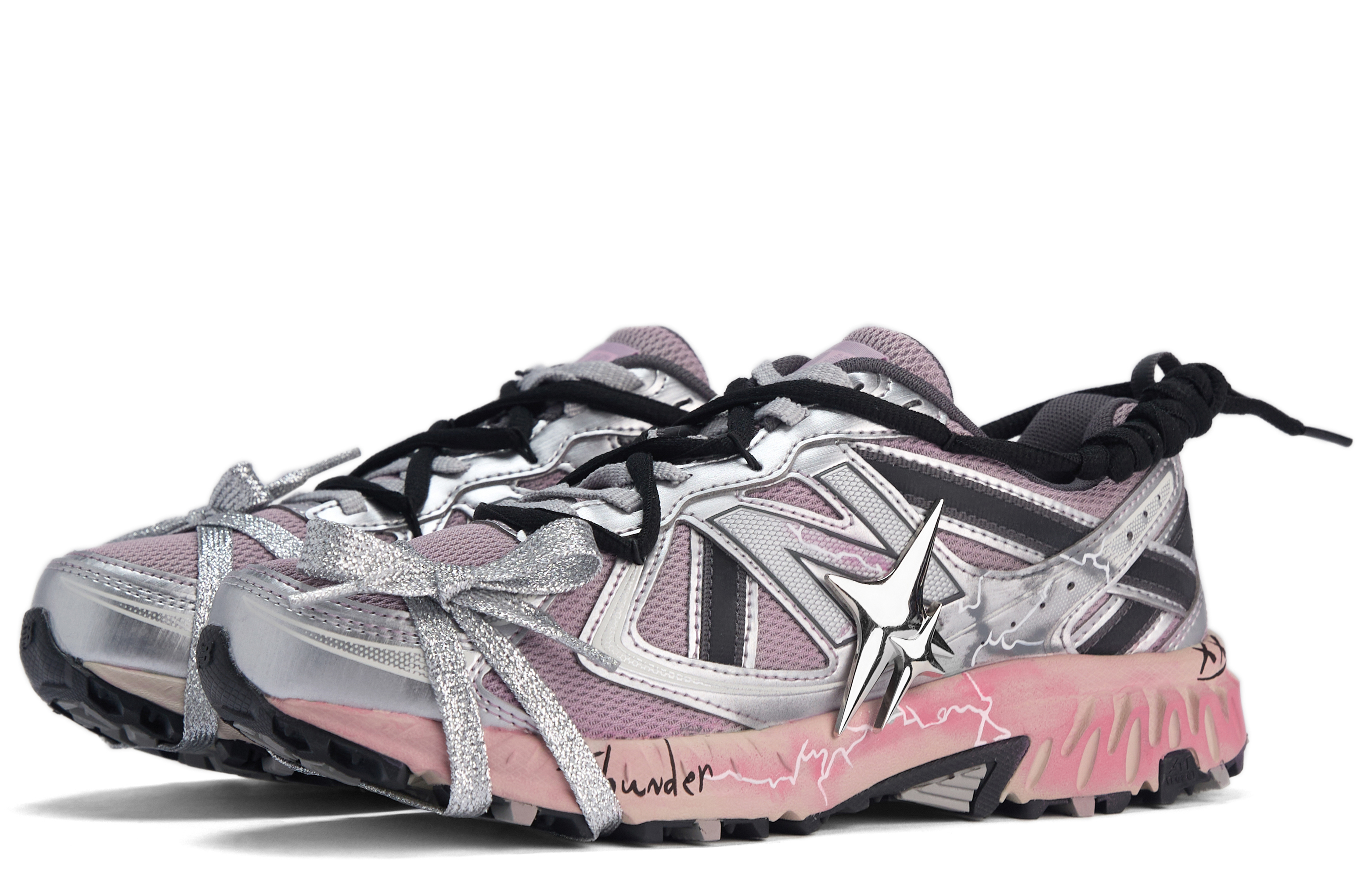 Lookbook New Balance 410 'Da Vinci Thunder Graffiti' MT410KR5(TeamM-TUNDER)