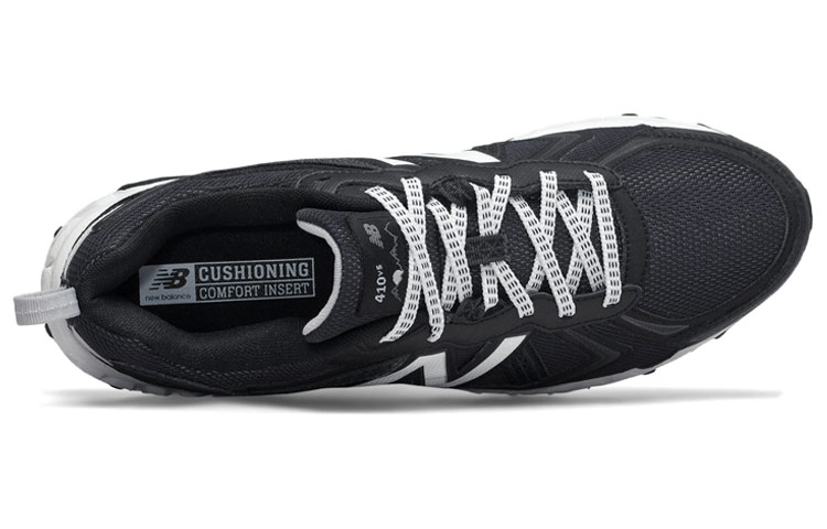 Lookbook New Balance NB 410 v5 網眼休閒 低筒 跑步鞋 男女款 黑白 2E寬