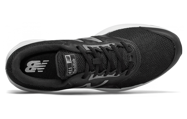 Lookbook 뉴발란스 411 가볍고 튼튼한 충격흡수 로우탑 블랙 M411LB1