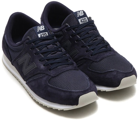 New Balance 420 Pigskin 'Biru Navy' U420NVY Lookbook New Balance 420 Pigskin 'Biru Navy' U420NVY