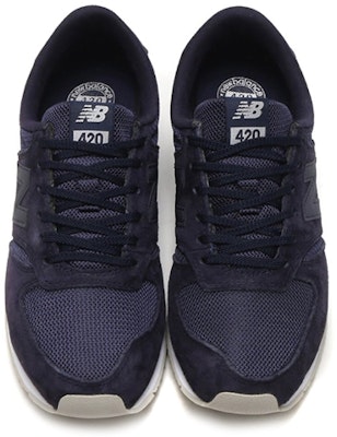 New Balance 420 Pigskin 'Biru Navy' U420NVY Shop New Balance 420 Pigskin 'Biru Navy' U420NVY