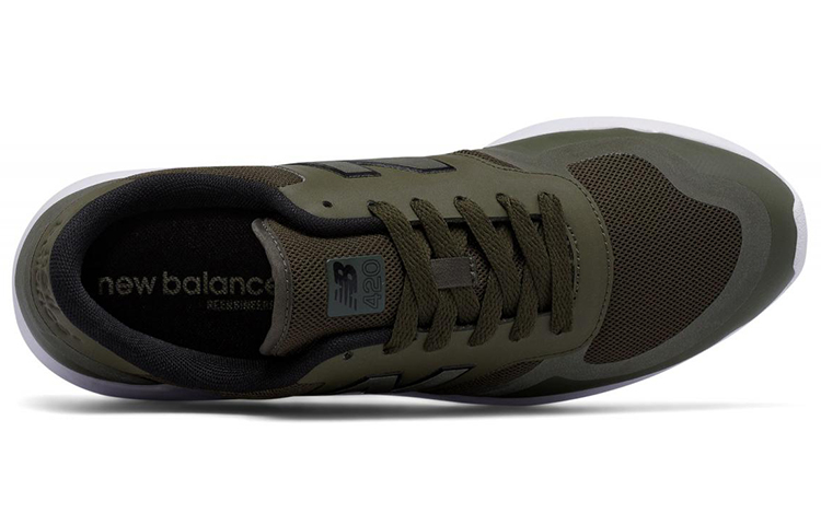 Lookbook New Balance 420 反光重塑“橄榄绿白” MRL420OB
