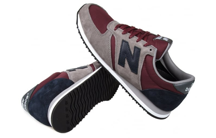 Shop New Balance 420 Series Cozy Breathable Low Tops Casual Gray Red U420UGB