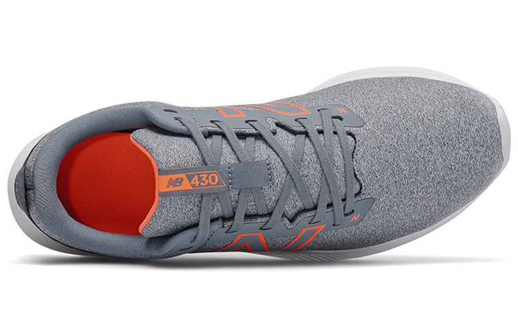 Lookbook New Balance 430 Série V2 Baskets Orange ''Gris''. ME430LG2
