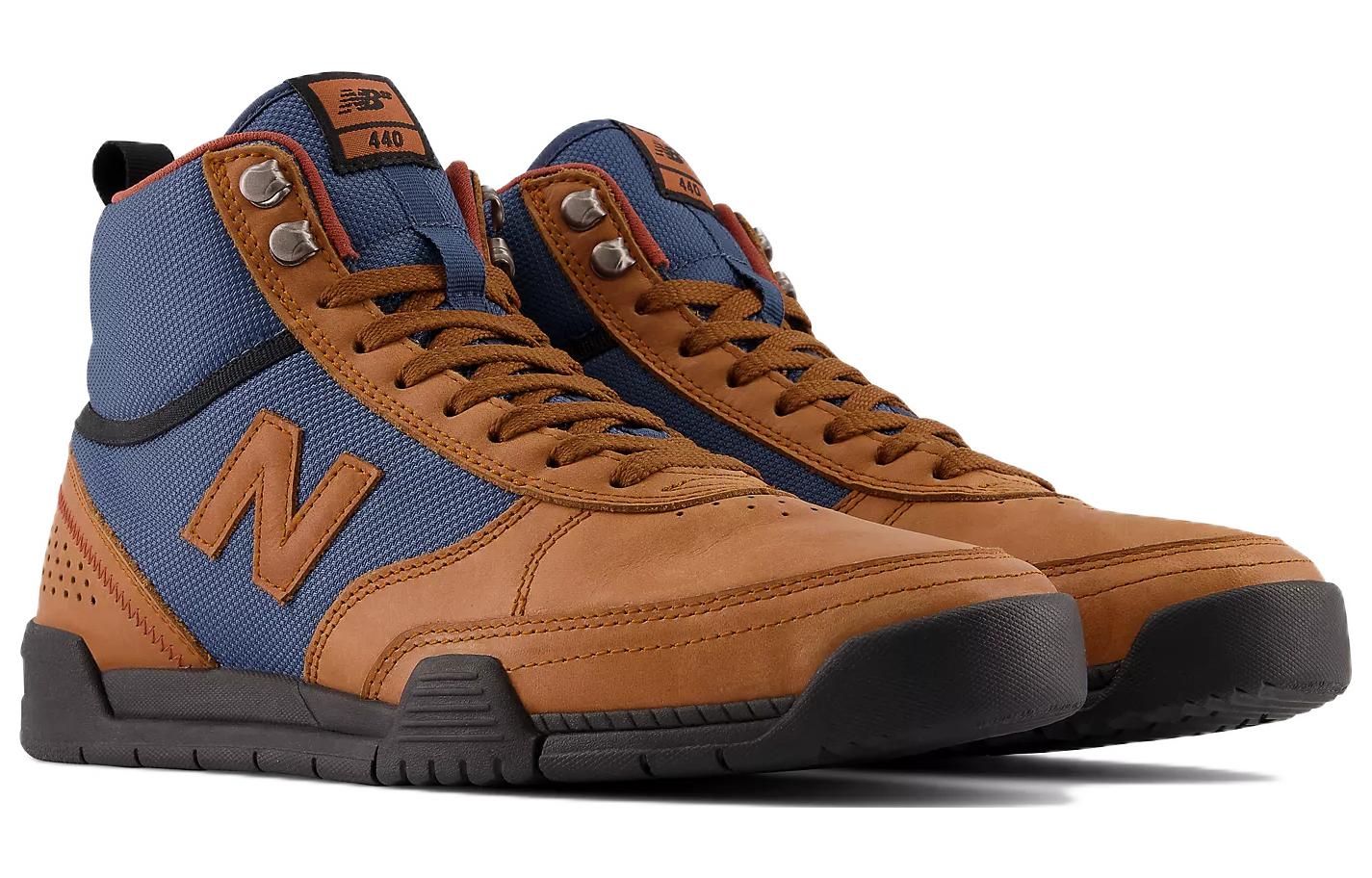 Lookbook New Balance NB 440 Trail 防滑耐磨 高筒 球鞋 男女同款 棕藍