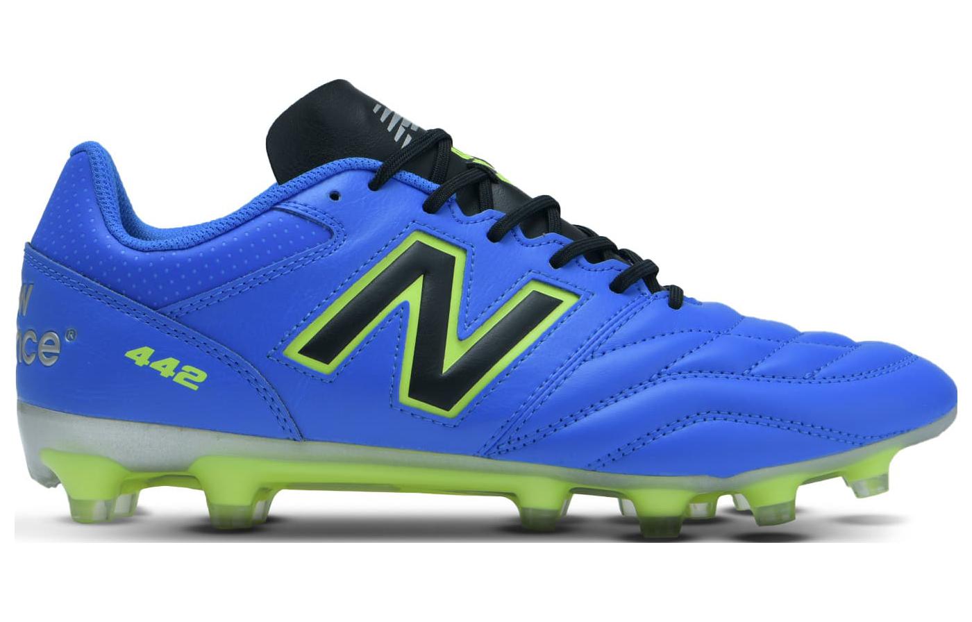 Order New Balance 442 HG BH2 防滑耐磨 硬地足球場足球鞋 藍色