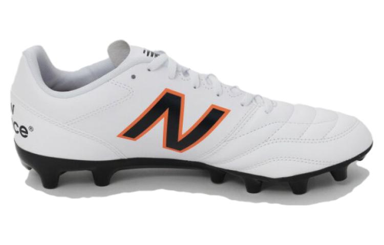 Order New Balance 人造皮革 專業穩定舒適 減震耐磨 足球鞋 男款 白黑色