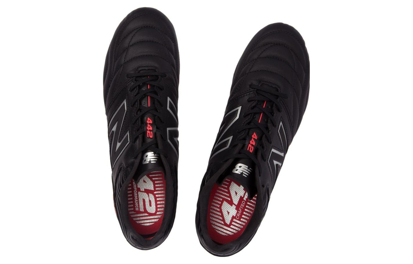 Shop New Balance 442 v2 Pro HG 硬地球場 防滑耐磨 足球鞋 男女通款 黑色