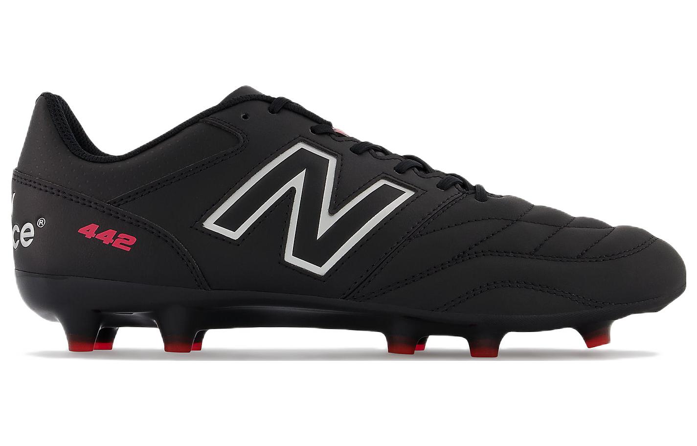 Lookbook New Balance 442v2 Team FG "黑白" 足球鞋 MS42FBK2