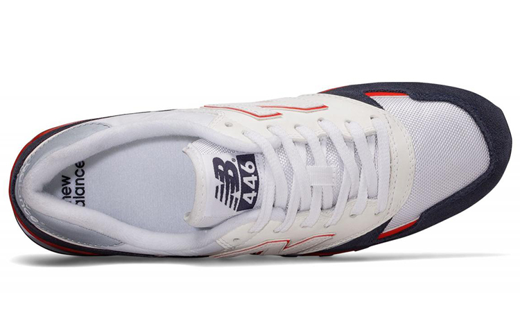 Lookbook New Balance 446系列 復古低筒運動鞋 白藍紅