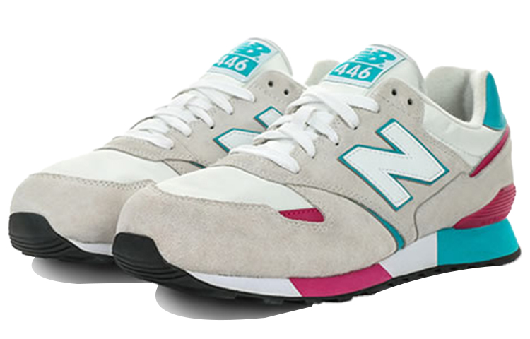 Lookbook New Balance 446 ''Wit Roze Lichtblauw'' U446SMWT