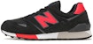 New Balance 446 Potongan Rendah Hitam/Merah U446CBR