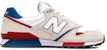 New Balance 446 Potong Rendah Putih/Merah/Biru U446MWB