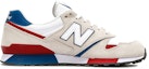 Order New Balance 446 Potong Rendah Putih/Merah/Biru U446MWB