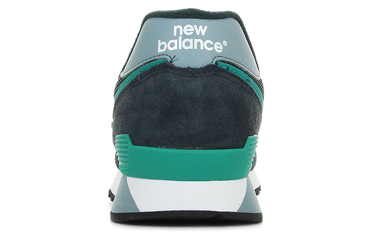 Shop New Balance 446系列 低幫跑步鞋 男女同款 黑綠色