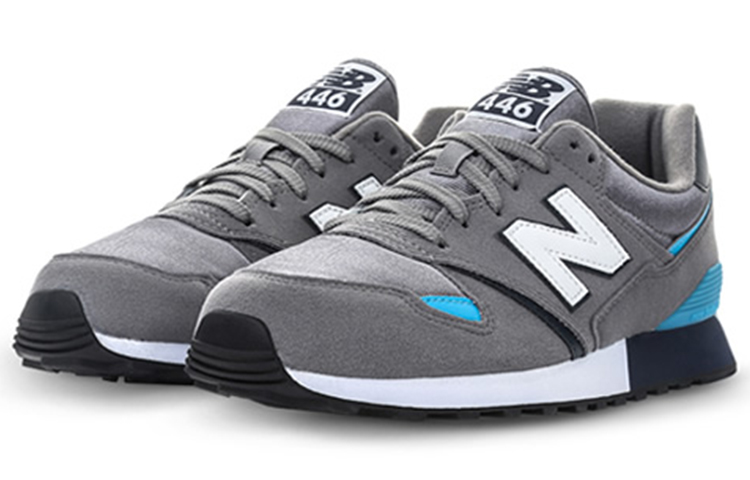 Order New Balance 446 Grau/Blau Low-Top Sneaker U446BG