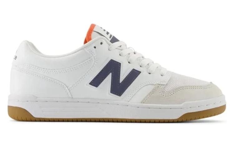 Lookbook New Balance NB 480 防滑耐磨 低筒 板鞋 通用款 白灰