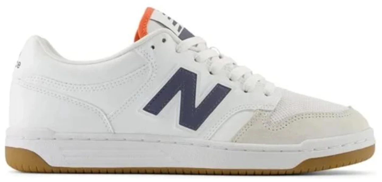 New Balance NB 480 防滑耐磨 低筒 板鞋 通用款 白灰 Lookbook New Balance NB 480 防滑耐磨 低筒 板鞋 通用款 白灰