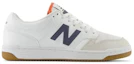 Lookbook New Balance NB 480 防滑耐磨 低筒 板鞋 通用款 白灰
