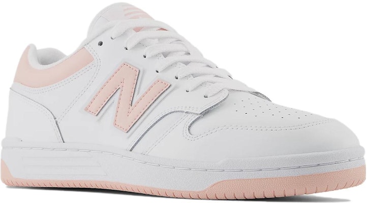 New Balance NB 480 防滑耐磨 低筒 板鞋 男款 粉白 Lookbook New Balance NB 480 防滑耐磨 低筒 板鞋 男款 粉白