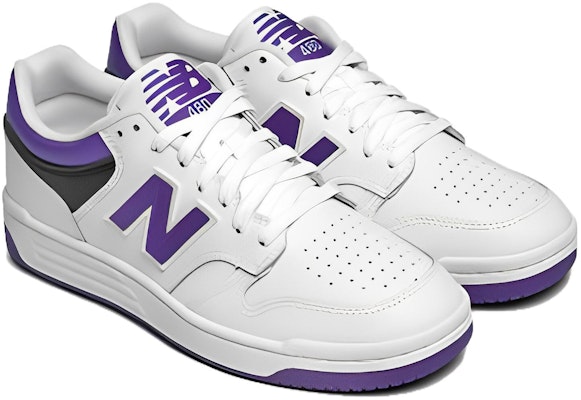 New Balance 480 'Blanco Prismático Púrpura' BB480LPB Lookbook New Balance 480 'Blanco Prismático Púrpura' BB480LPB