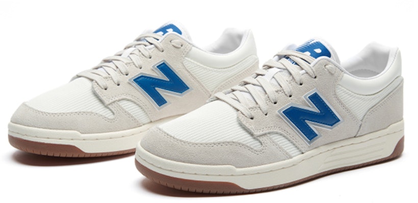 New Balance NB 480 低筒 波鞋 男女同款 米白 Lookbook New Balance NB 480 低筒 波鞋 男女同款 米白