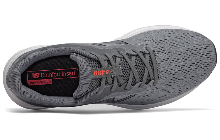 Shop New Balance NB 480 低幫 跑步鞋 男款 灰色