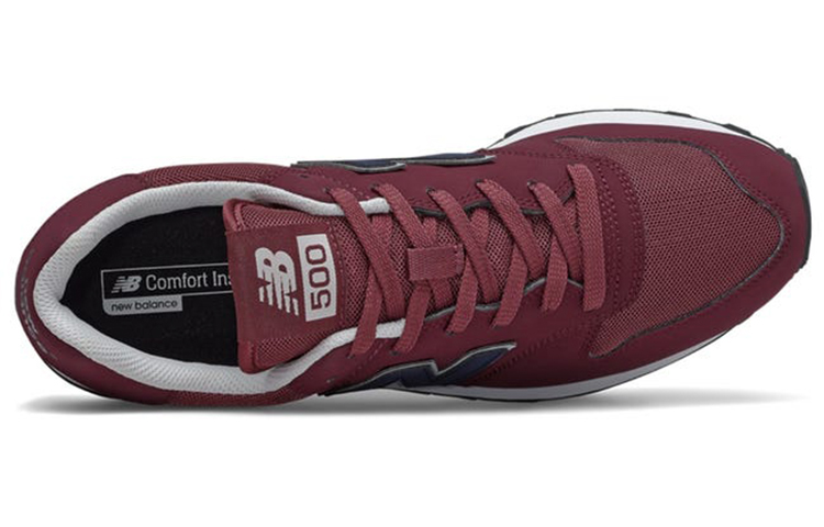 New balance 500 maroon best sale