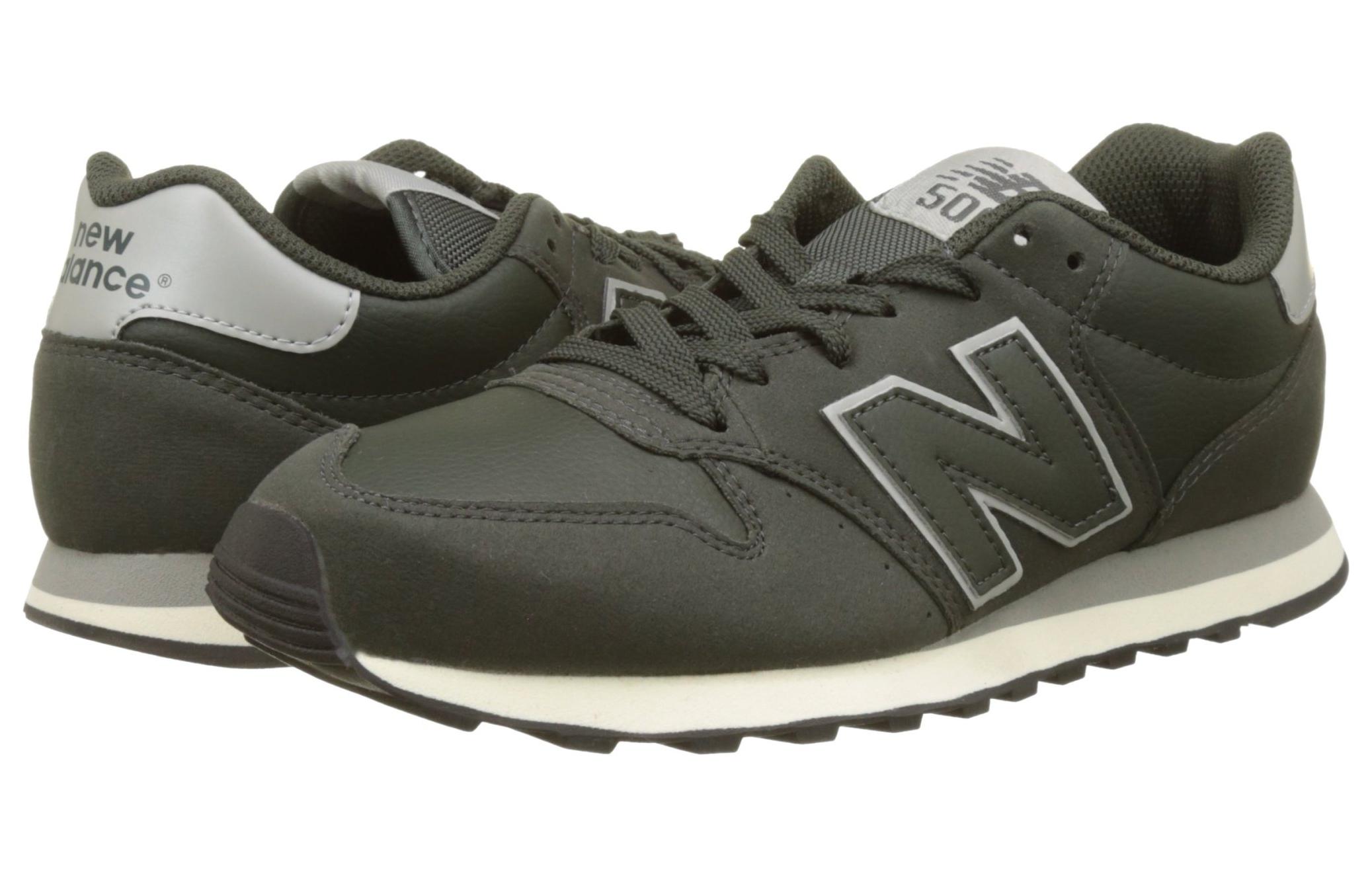 Lookbook New Balance 500系列 減震耐磨防滑 低筒休閒跑步鞋 綠色