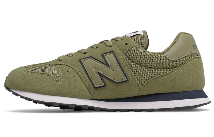 Buy New Balance 500系列 復古萬用 高筒休閒運動鞋 軍綠色