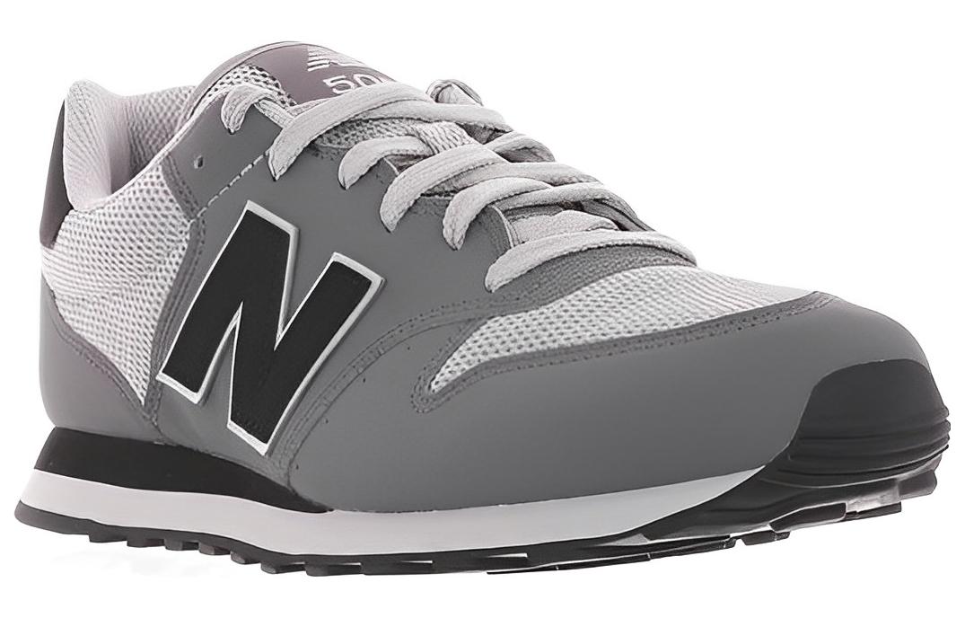 Lookbook New Balance NB 500 復古 防滑耐磨 低筒 跑步鞋 灰色