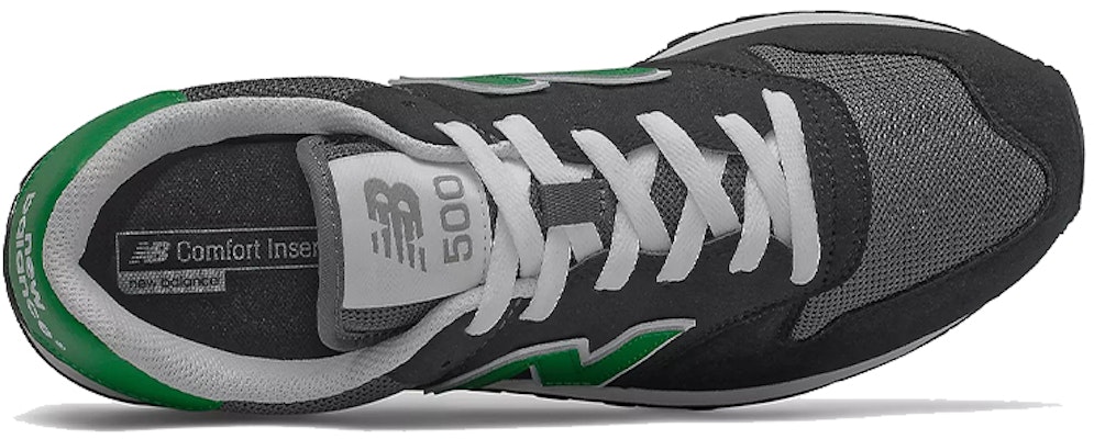 New Balance 500 Klasik 'Hitam Kelabu Hijau' GM500TN1 Lookbook New Balance 500 Klasik 'Hitam Kelabu Hijau' GM500TN1