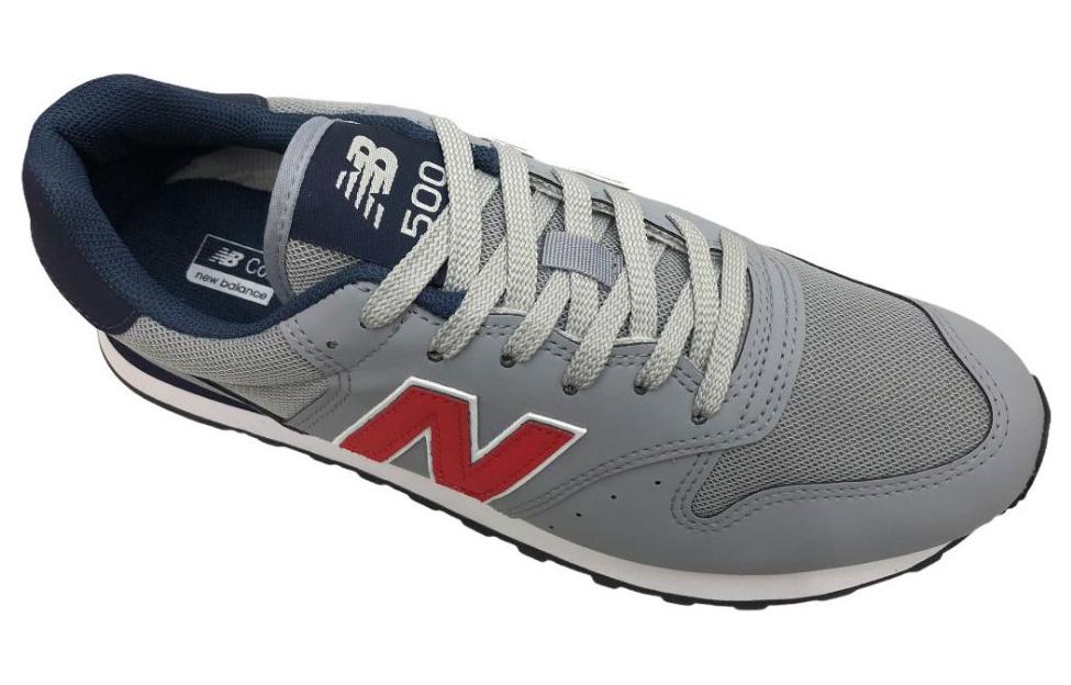 Lookbook New Balance 500系列 低筒休閒跑步鞋 灰色