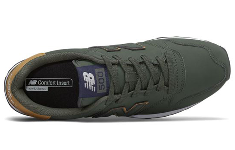 Lookbook New Balance Seri 500 Hijau 'Gelap' GM500WBD