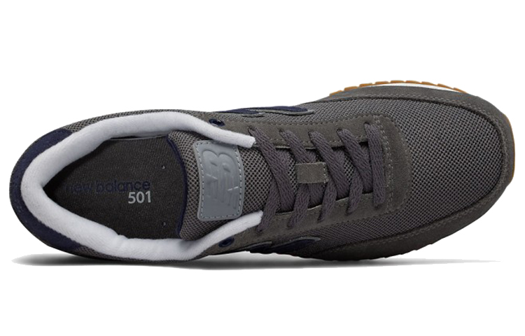 Lookbook New Balance 501 Ripple Zool ''Donkergrijs Blauw Wit'' MZ501RPA