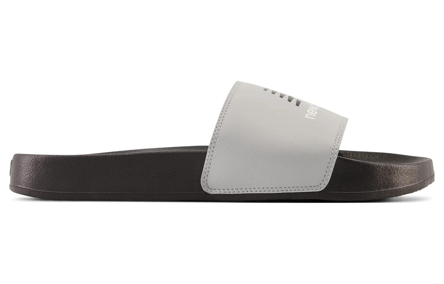 Order New Balance 50 Slides ''Grau Schwarz'' SUF50UG1