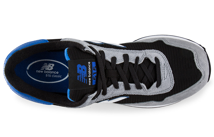 Lookbook New Balance 515系列 低筒跑步鞋 黑灰藍