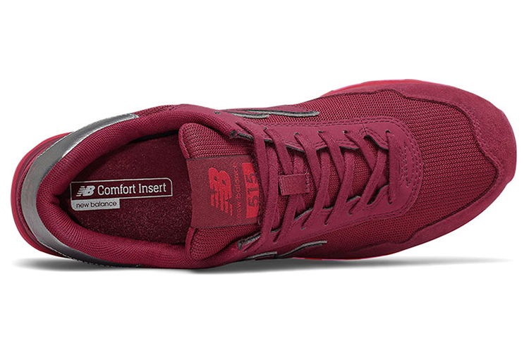Lookbook New Balance 515v1 4E宽版‘石榴红’ ML515CAD