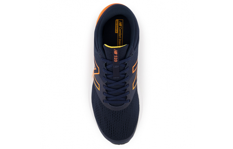 Lookbook 뉴발란스 520 로우탑 블루/오렌지 M520HE7