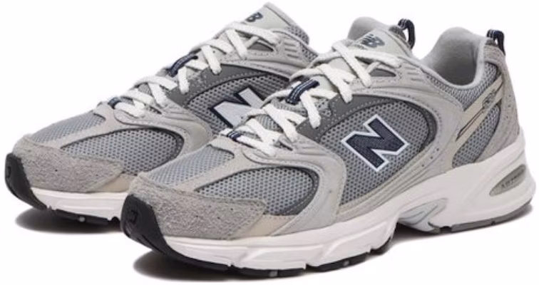 New Balance NB 530 防滑耐磨 低筒 跑步鞋 米灰色 Lookbook New Balance NB 530 防滑耐磨 低筒 跑步鞋 米灰色