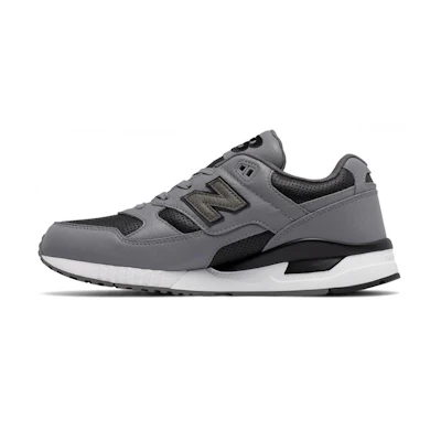 NB 530 'Lux Leather Steel Grey Black'