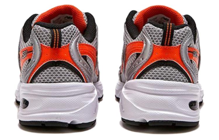 Shop New Balance NB 530 低幫 跑步鞋 男女同款 銀紅色
